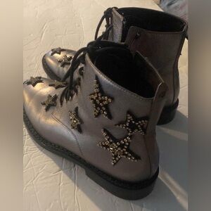Ladies Coach Star And Bling Boots